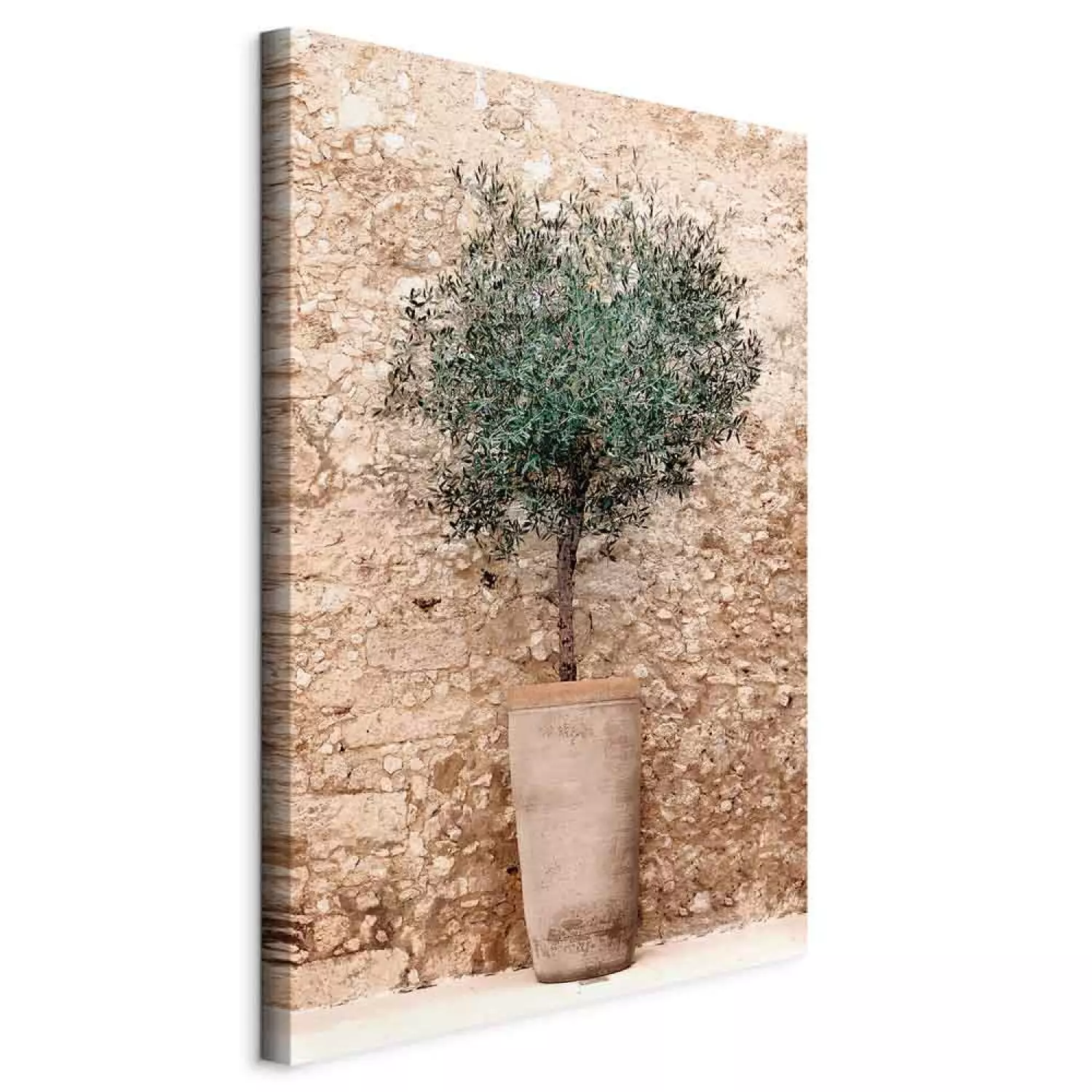 Canvas Art Print Tuscan Green Vertical