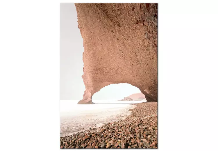 Canvas Legzira (1-part) vertical - rocky seascape