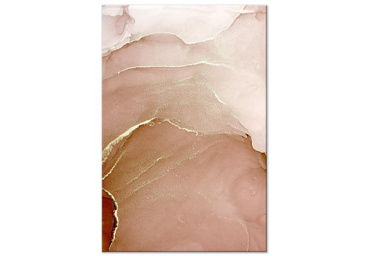 Canvas Shiny Gust (1-piece) Vertical - abstract desert sand