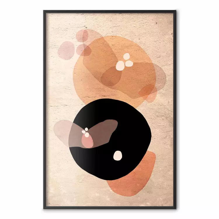 Moonlit Butterfly - abstract shapes resembling butterflies and the moon