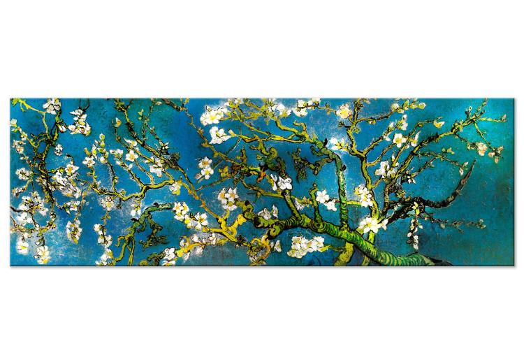 Canvas Blooming Almond Tree (1-piece) Narrow - branches with white flowers