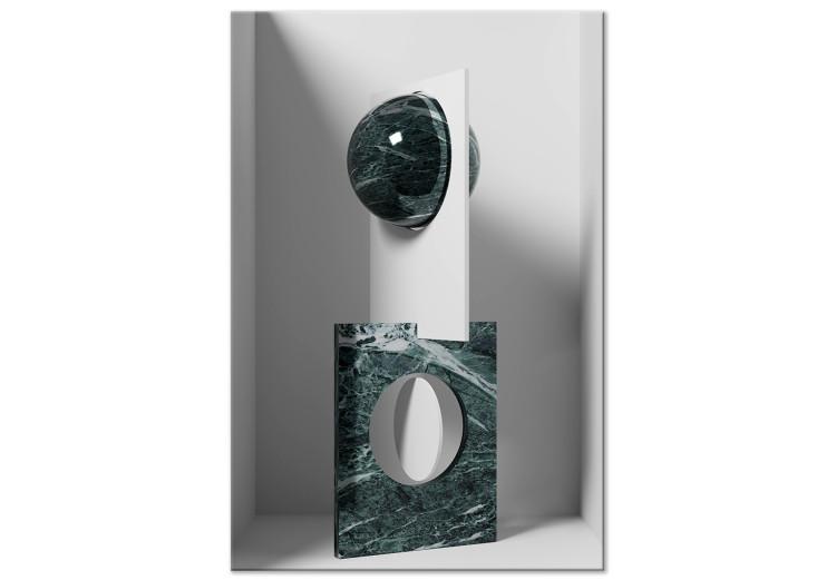 Canvas Plane Profile (1-piece) Vertical - abstract figure with a sphere