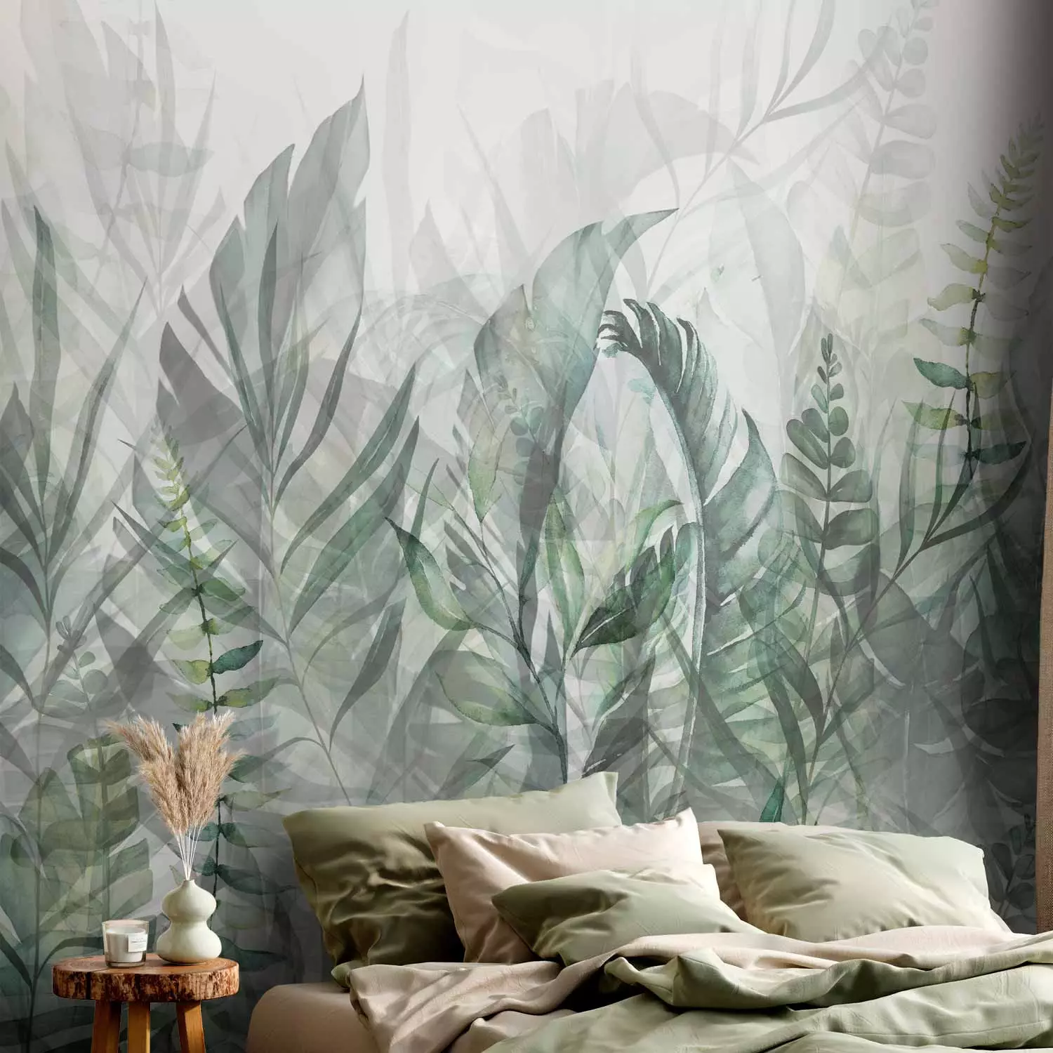 Wall Mural Magic Grove (Green)