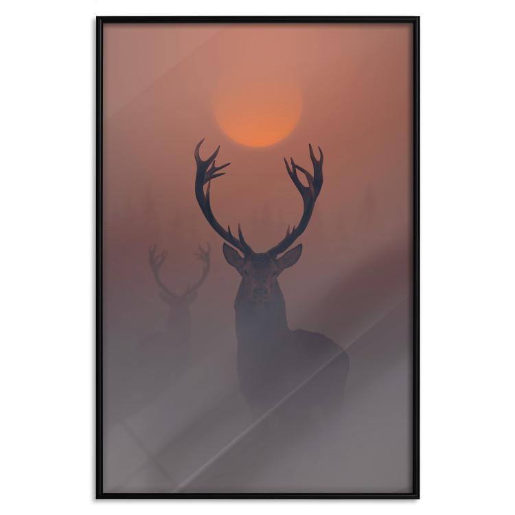 Poster Deers in the Fog [Poster]