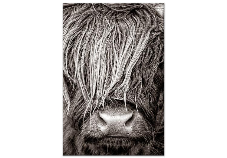 Canvas Face to Face with Nature (1-piece) Vertical - photograph of an animal