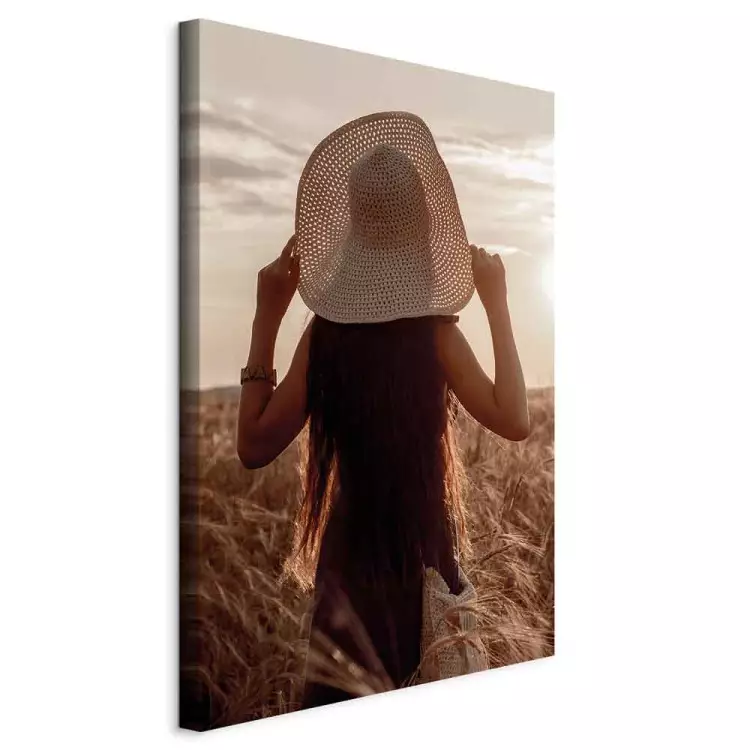 Late Harvest (1-piece) Vertical - woman at sunset
