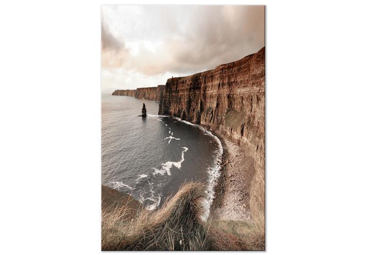 Canvas Lonely Cliffs (1-piece) Vertical - seascape landscape