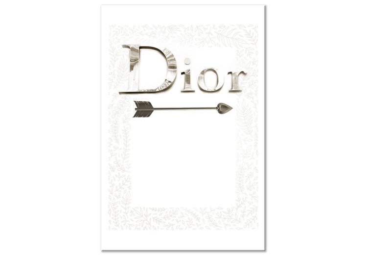 Canvas Silver Dior (1-piece) Vertical - English text on white background