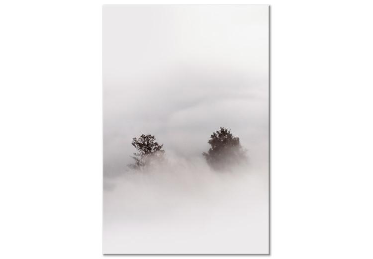 Canvas Misty Rustle (1-piece) Vertical - landscape of trees covered in mist