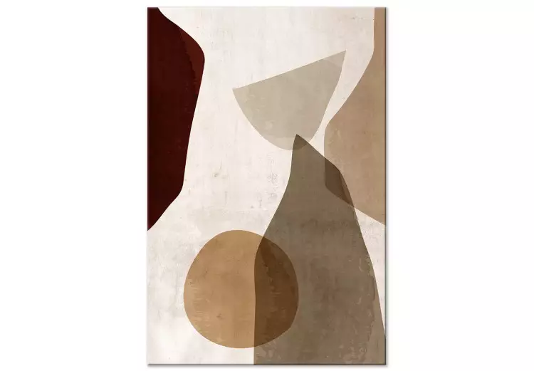 Canvas Autumn Shuffle (1-piece) Vertical - abstraction of autumn texture