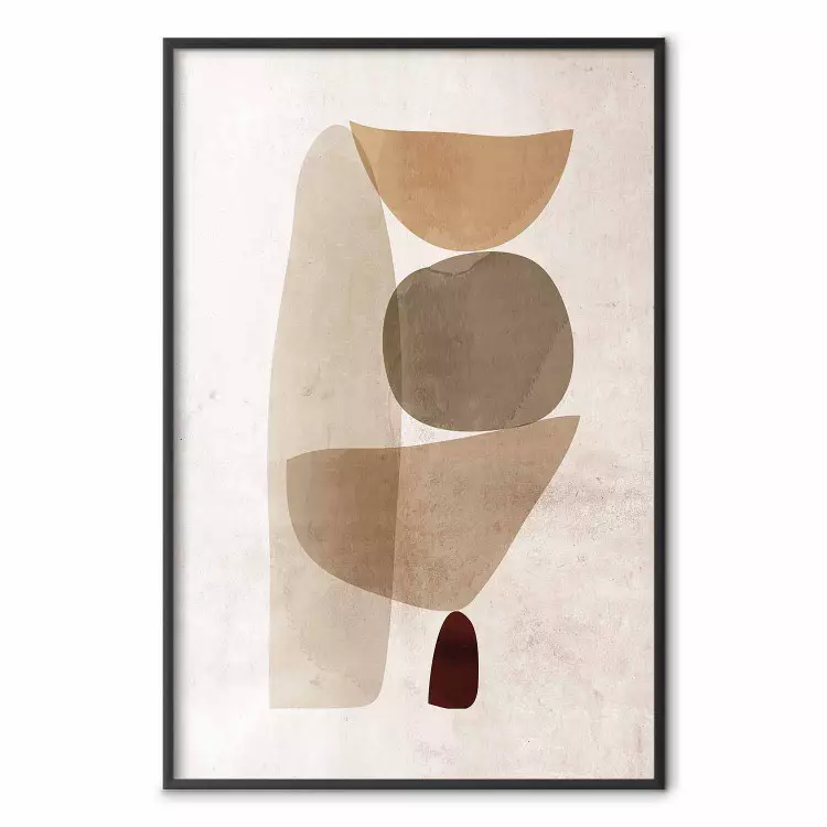Boundary of Balance - abstract composition with geometric figures