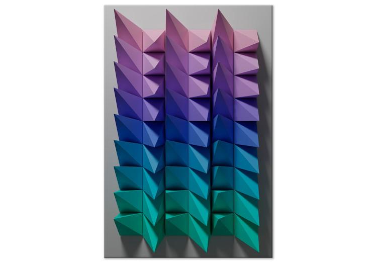 Canvas Vertical Movement (1-piece) Vertical - colorful geometric figures