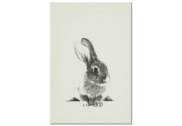 Canvas Fluffy Bunny (1 Part) Vertical