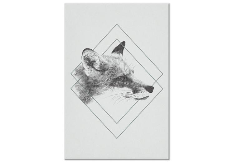 Canvas Clever Fox (1 Part) Vertical