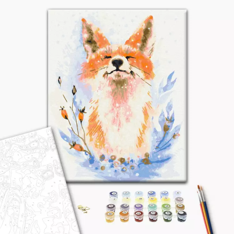 paint-by-numbers-for-adults-dreamy-fox-bimago for Free Printable Printable Paint By Numbers For Adults Paint by numbers for adults Dreamy Fox - bimago for Free Printable Printable Paint By Numbers For Adults