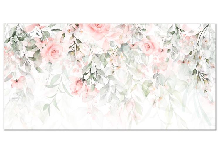 Large canvas print Waterfall of Roses - First Variant II [Large Format]