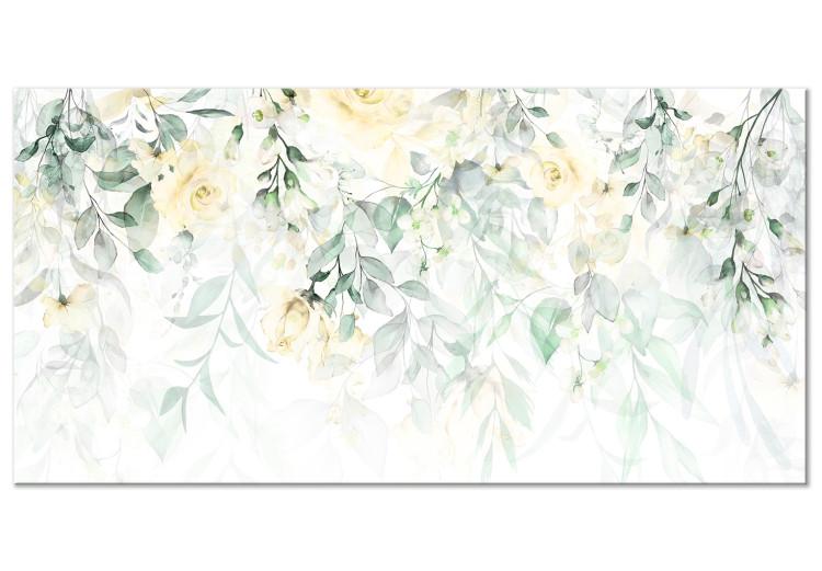Large canvas print Waterfall of Roses - Second Variant II [Large Format]
