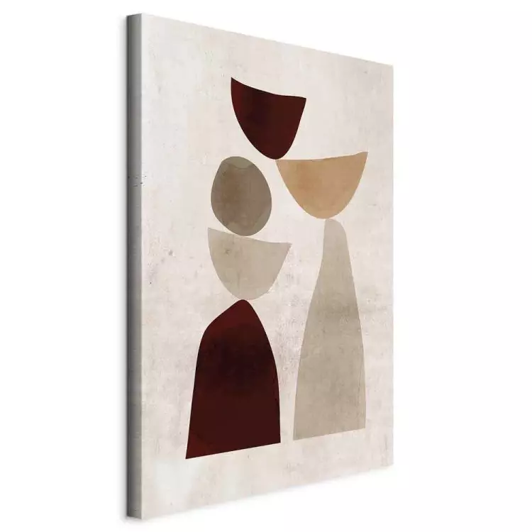 Balance of Shapes Vertical - geometric abstraction