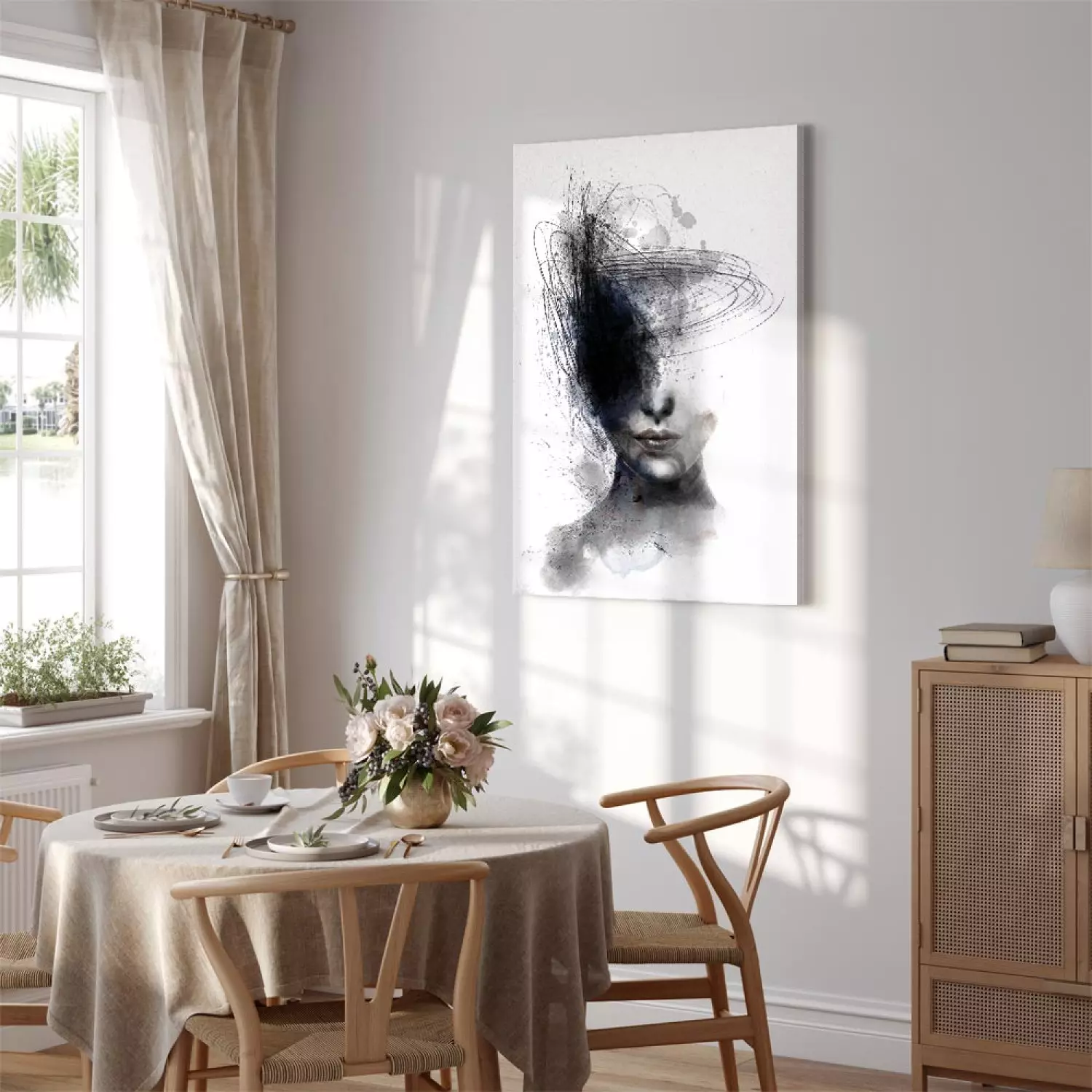 Canvas Print Cosmic Thought Vertical