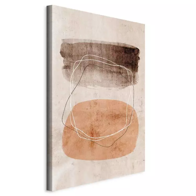 Vibrating Figures (1-piece) Vertical - abstraction in boho motif