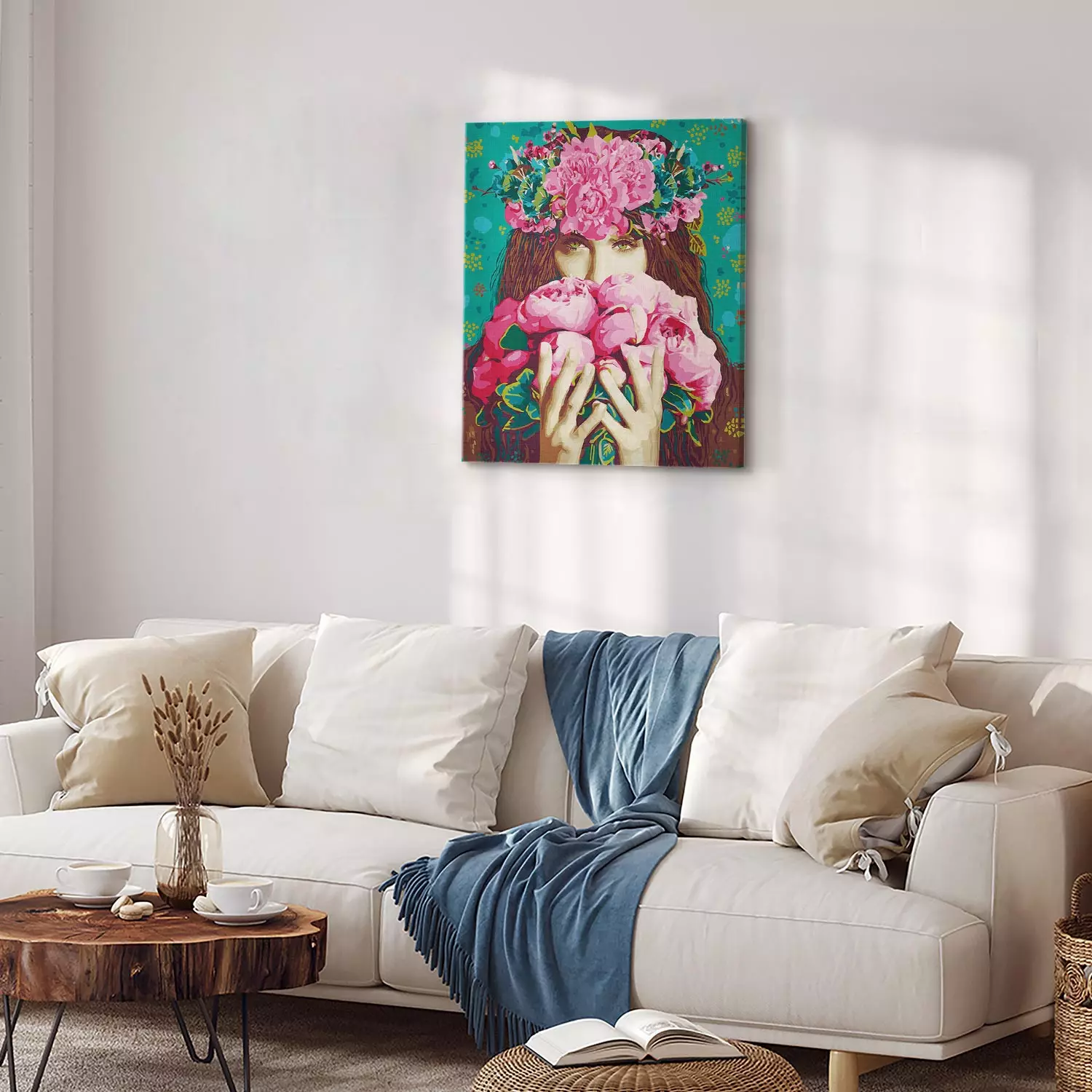 Paint by number Green-Eyed Woman