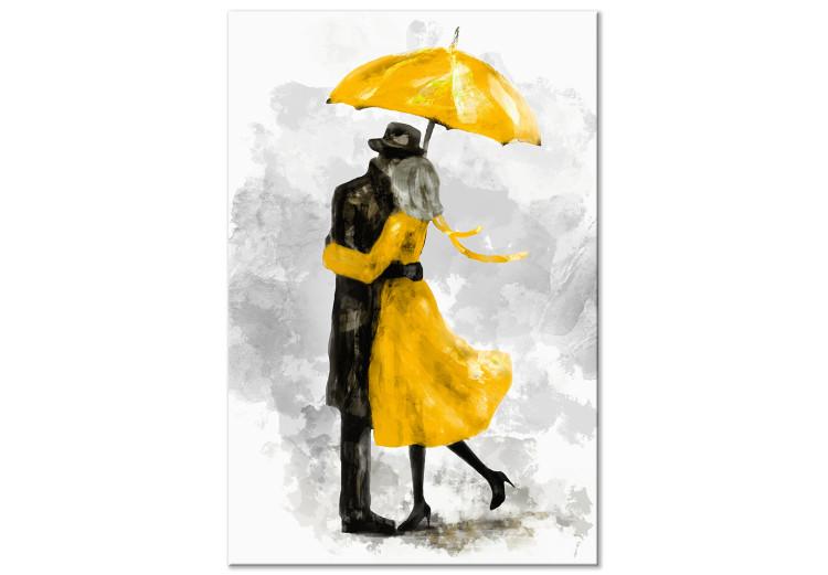 Canvas Under Yellow Umbrella (1 Part) Vertical