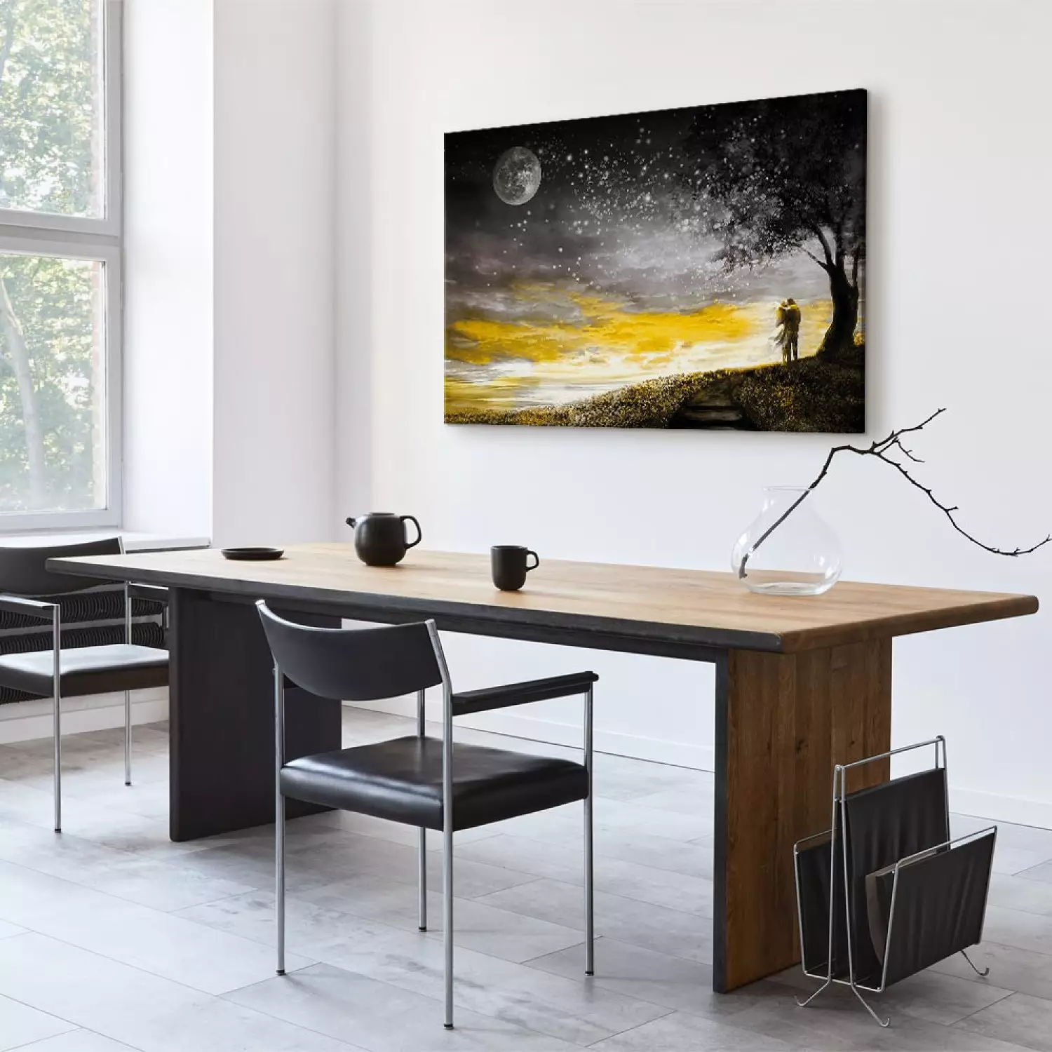 Canvas Infinite Love Wide - landscape of romantic couple