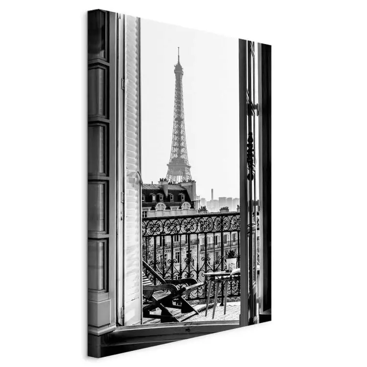 Balcony View (1-piece) Vertical - Paris city architecture
