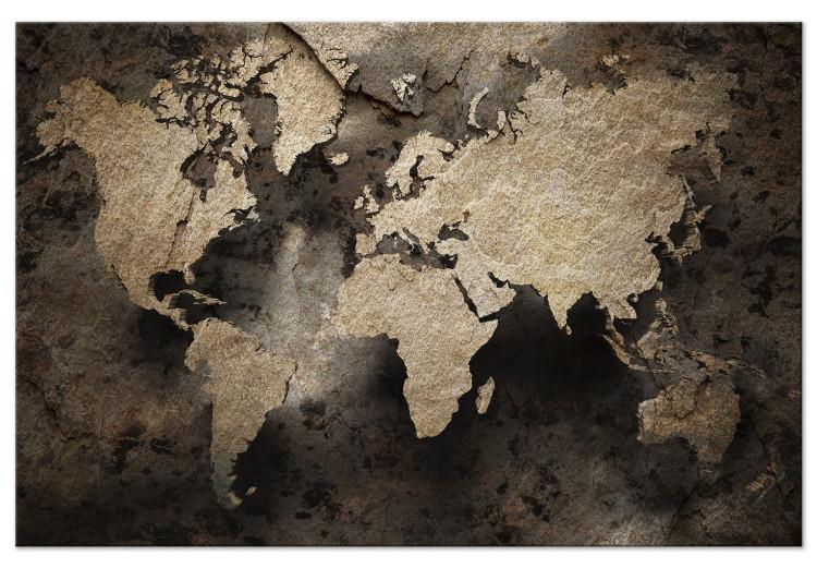 Large canvas print Map in Stone [Large Format]