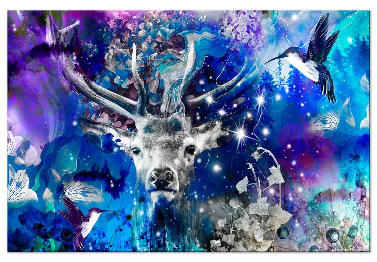 Large canvas print Blue Deer [Large Format]