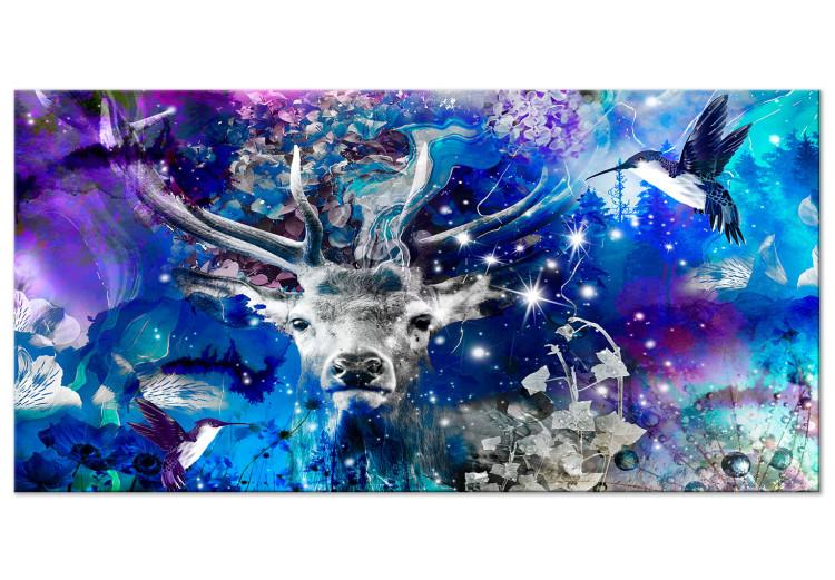 Large canvas print Blue Deer II [Large Format]