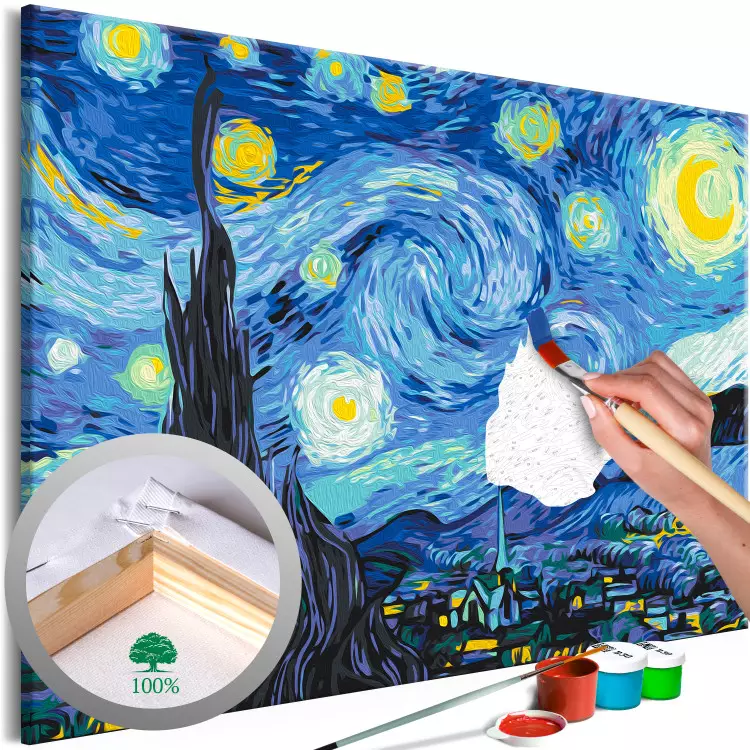 Paint by numbers for adults Van Gogh's Starry Night - bimago