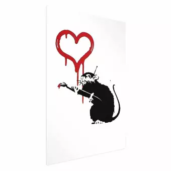 LOVE RAT（RED Ver.) Love Rat, 2004 - Banksy Explained