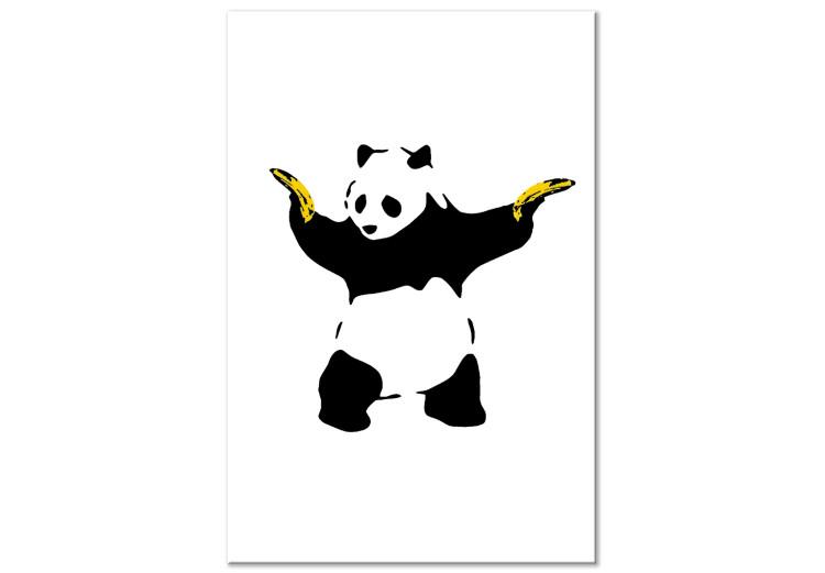 Canvas Panda with Guns (1 Part) Vertical