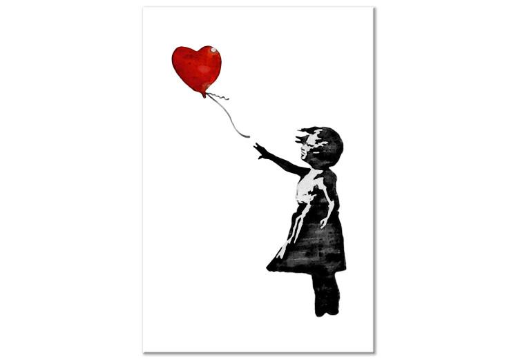 Canvas Banksy: Girl with Balloon (1 Part) Vertical
