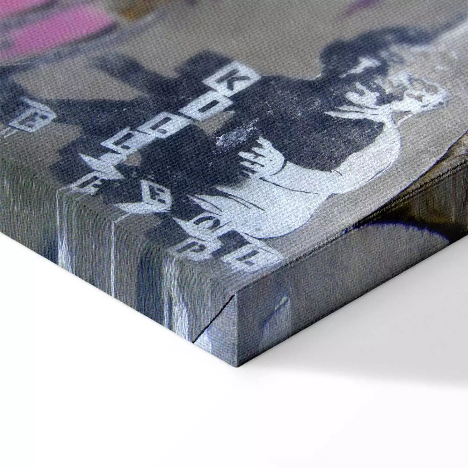 Canvas Art Print Banksy - four orginal ideas