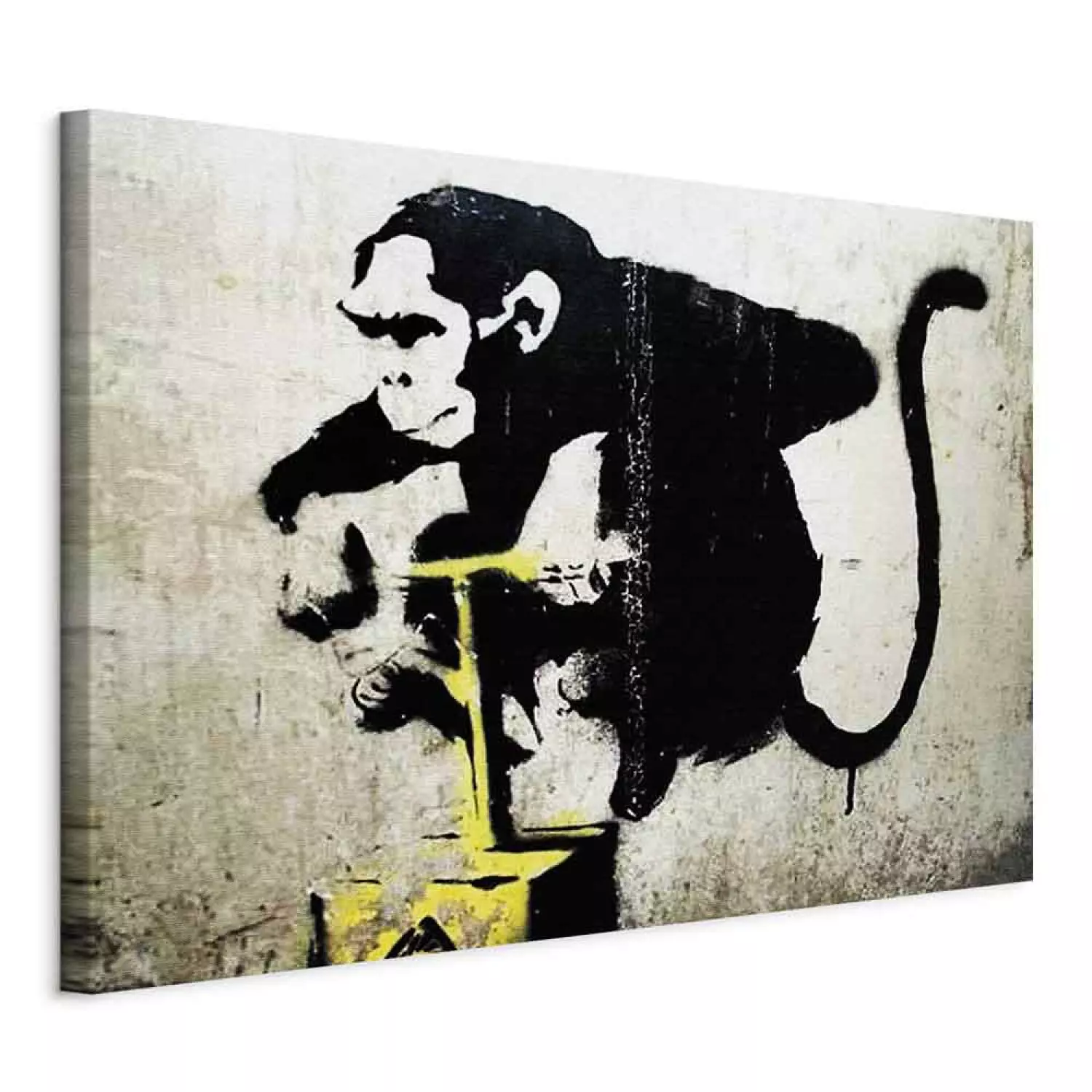 Canvas Print Monkey Detonator by Banksy