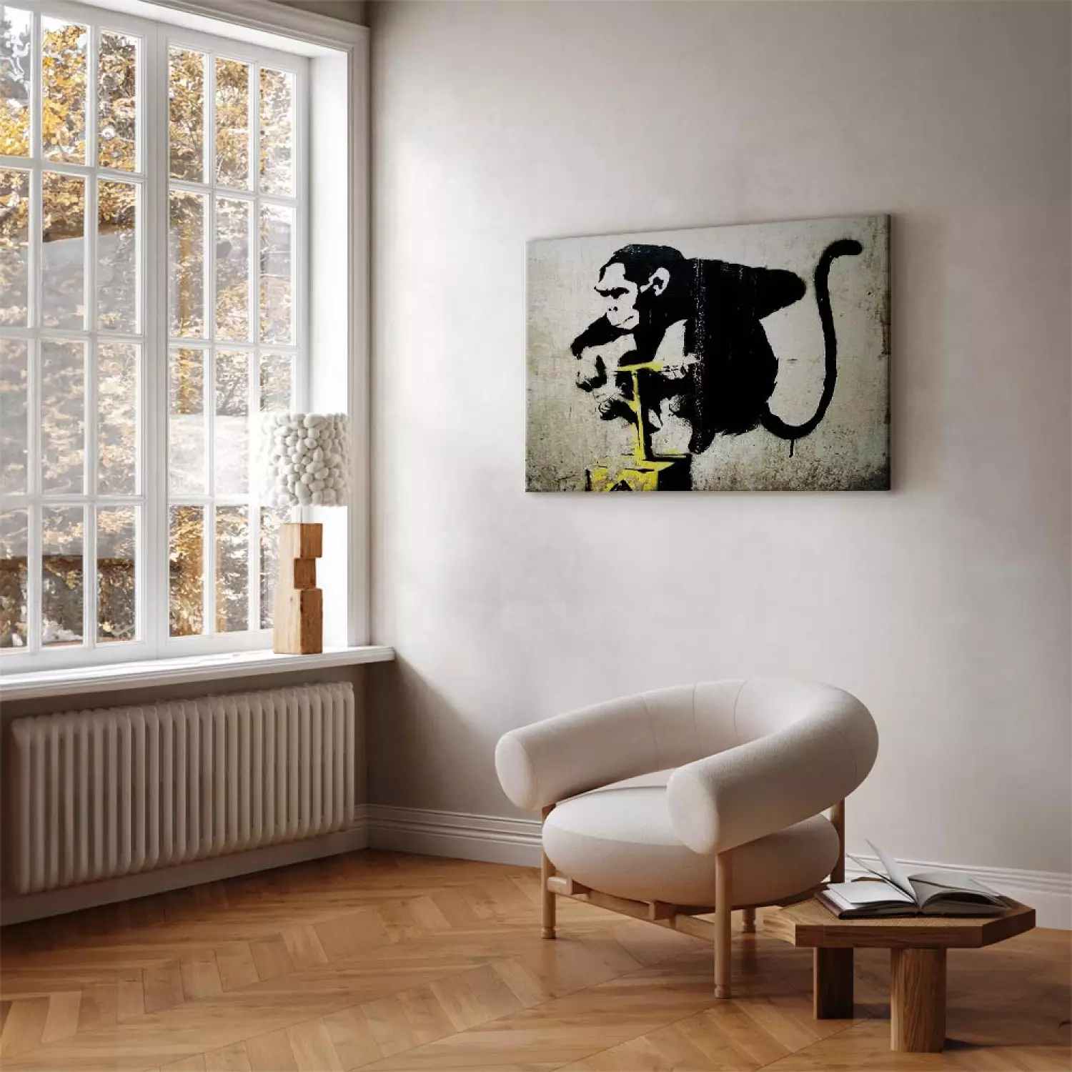 Canvas Print Monkey Detonator by Banksy