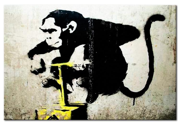 Canvas Monkey Detonator by Banksy