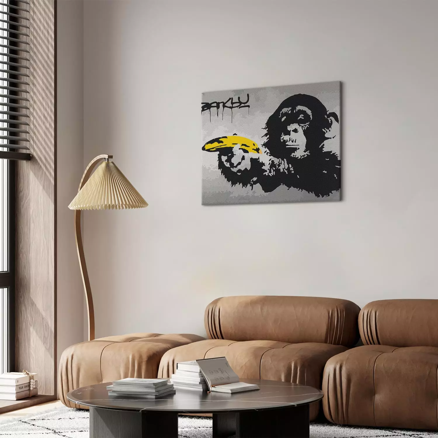 Paint by number Monkey (Banksy Street Art Graffiti)