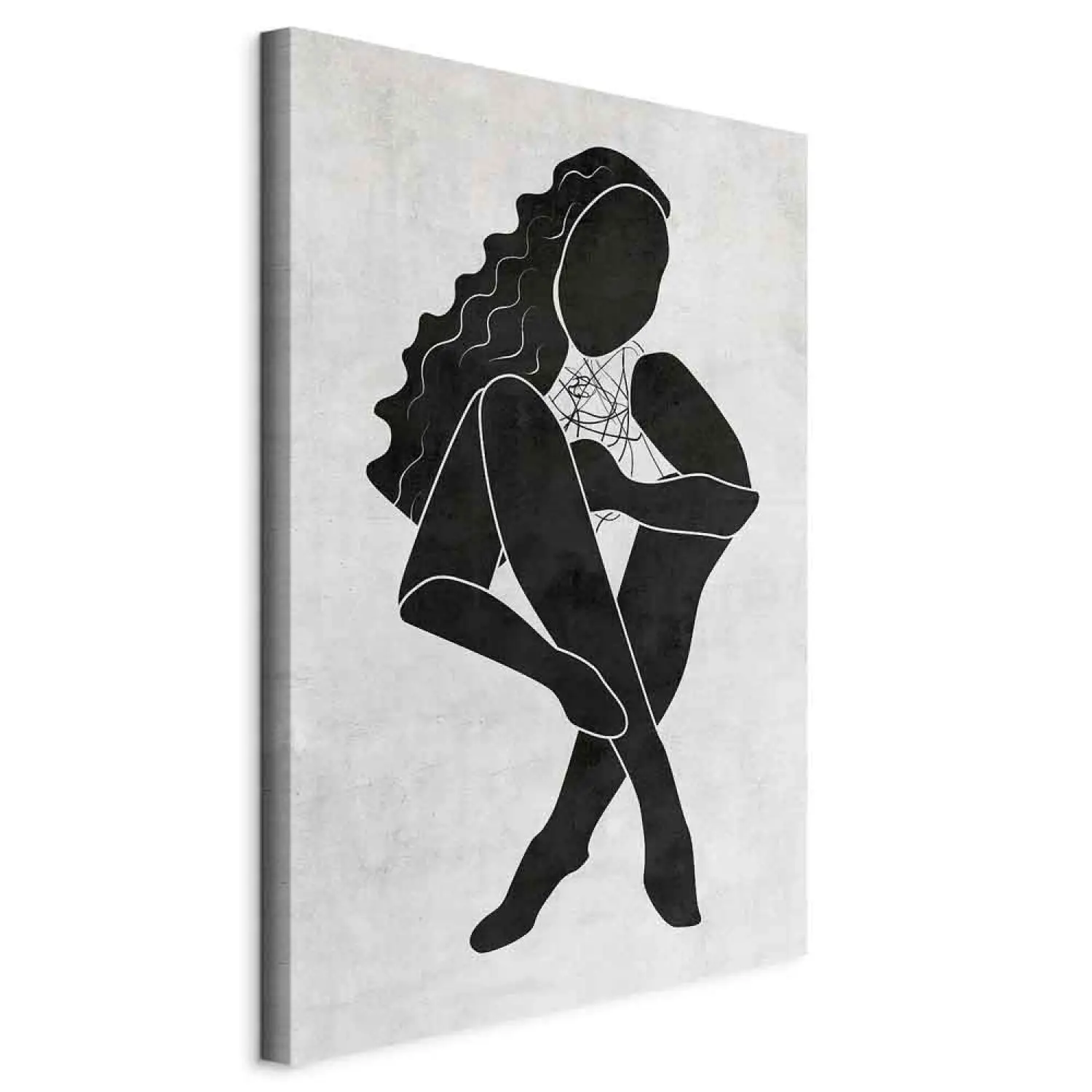 woman outline wall art