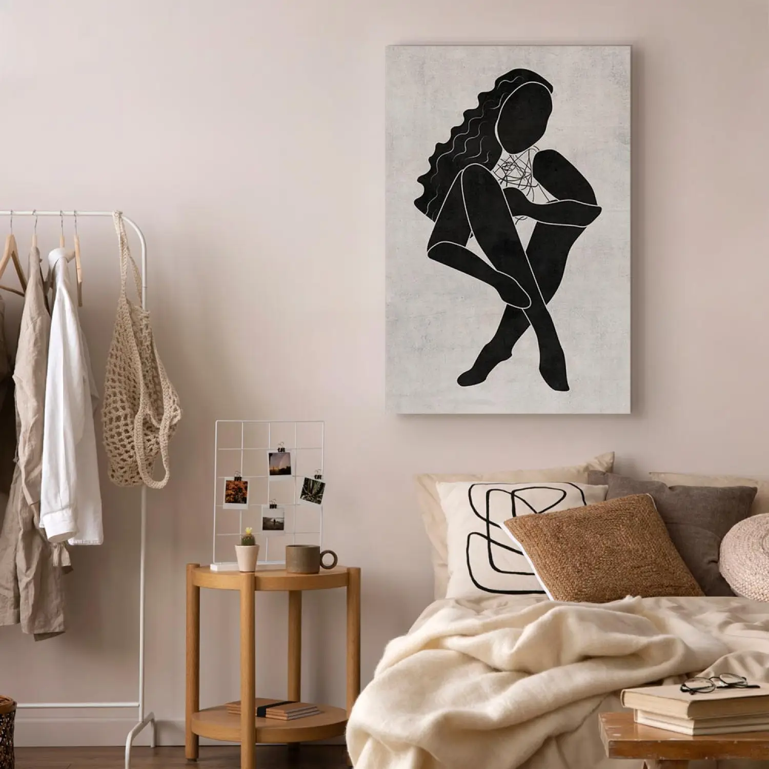 woman outline wall art