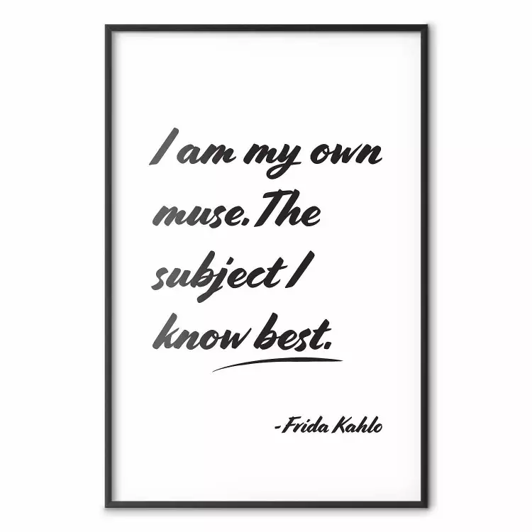 Be Your Muse - black English quotes on a white background