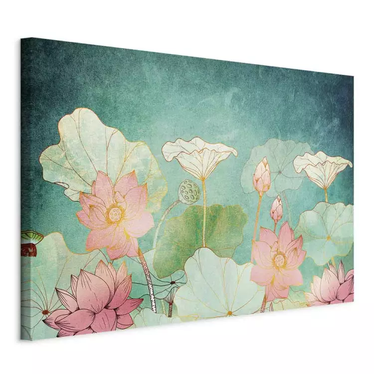 Fairy-tale Flowers (1-piece) Wide - colorful cartoonish plants