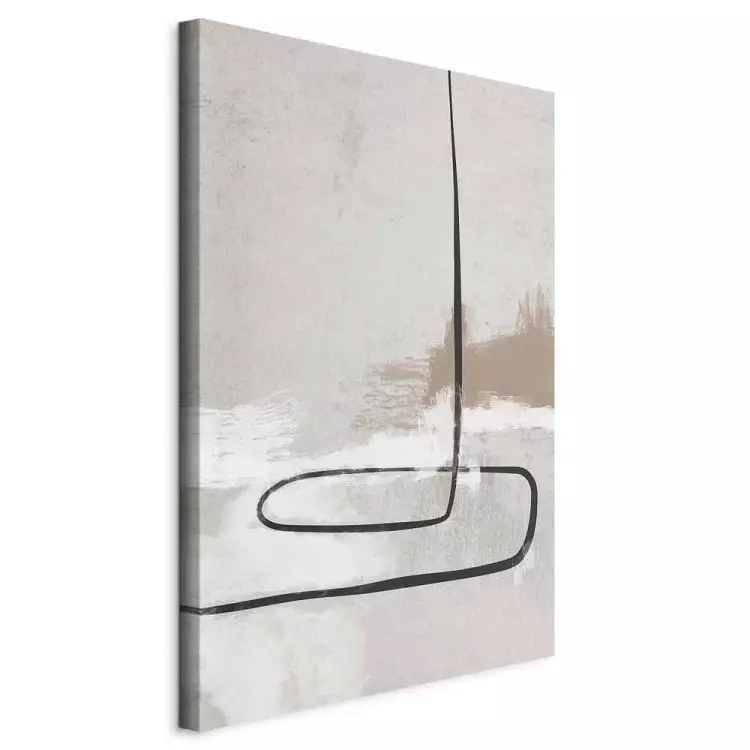 Simple Story (1-piece) Vertical - abstract line and spots
