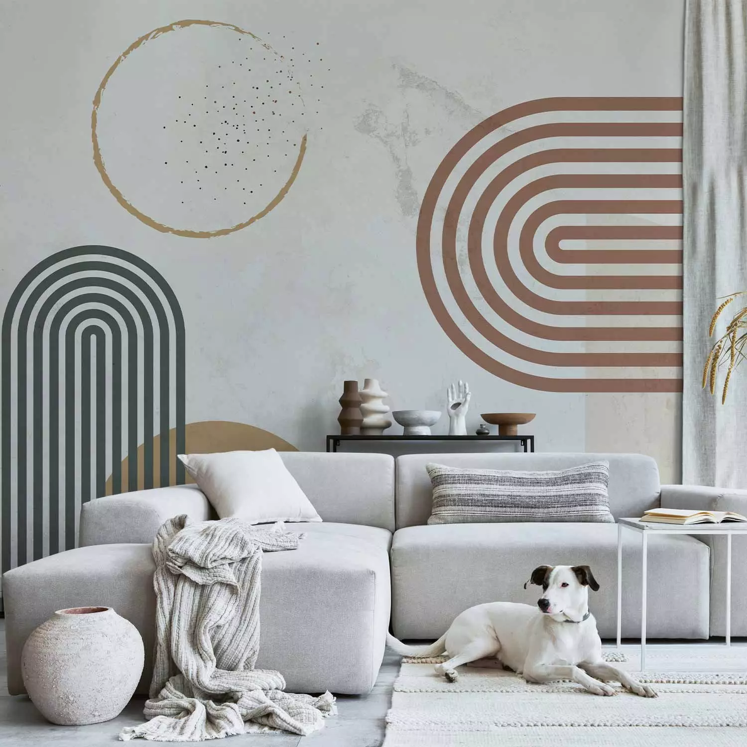Wall Mural Harmonious shapes