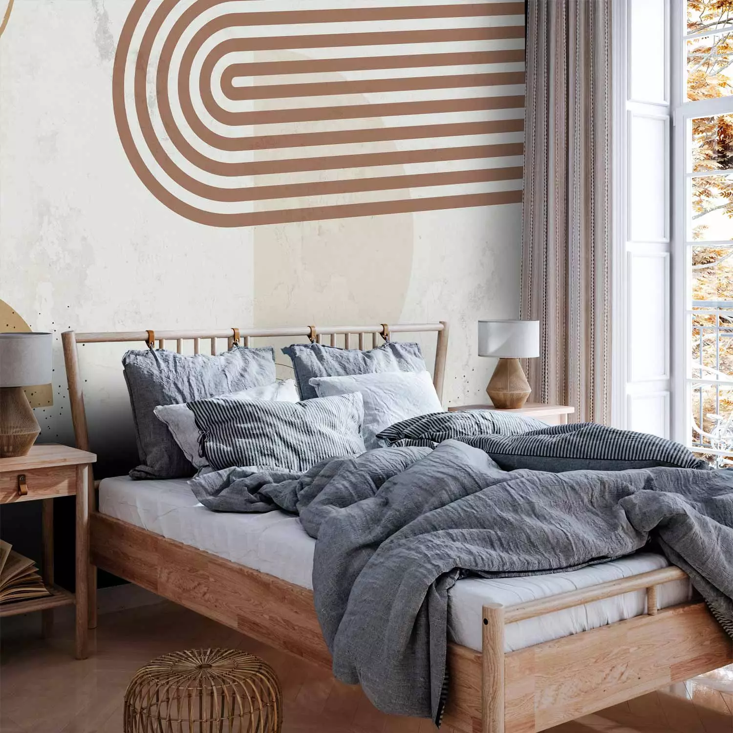 Wall Mural Harmonious shapes