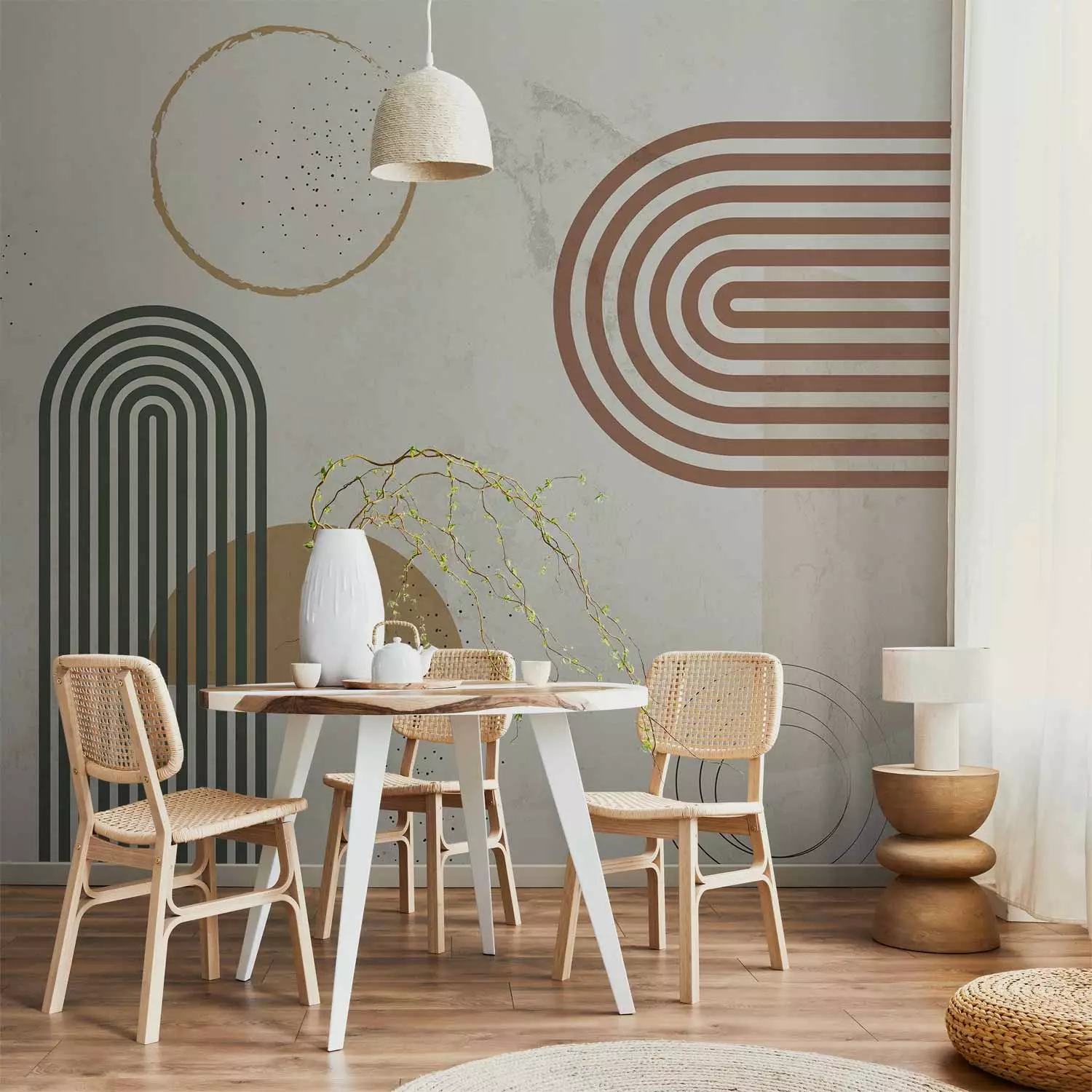 Wall Mural Harmonious shapes