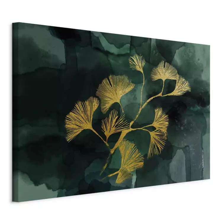 Golden Ginkgo (1-piece) Wide - landscape of plant in glamour style