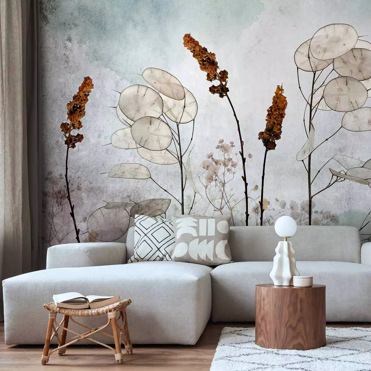 Wall Mural Lunaria in the Meadow